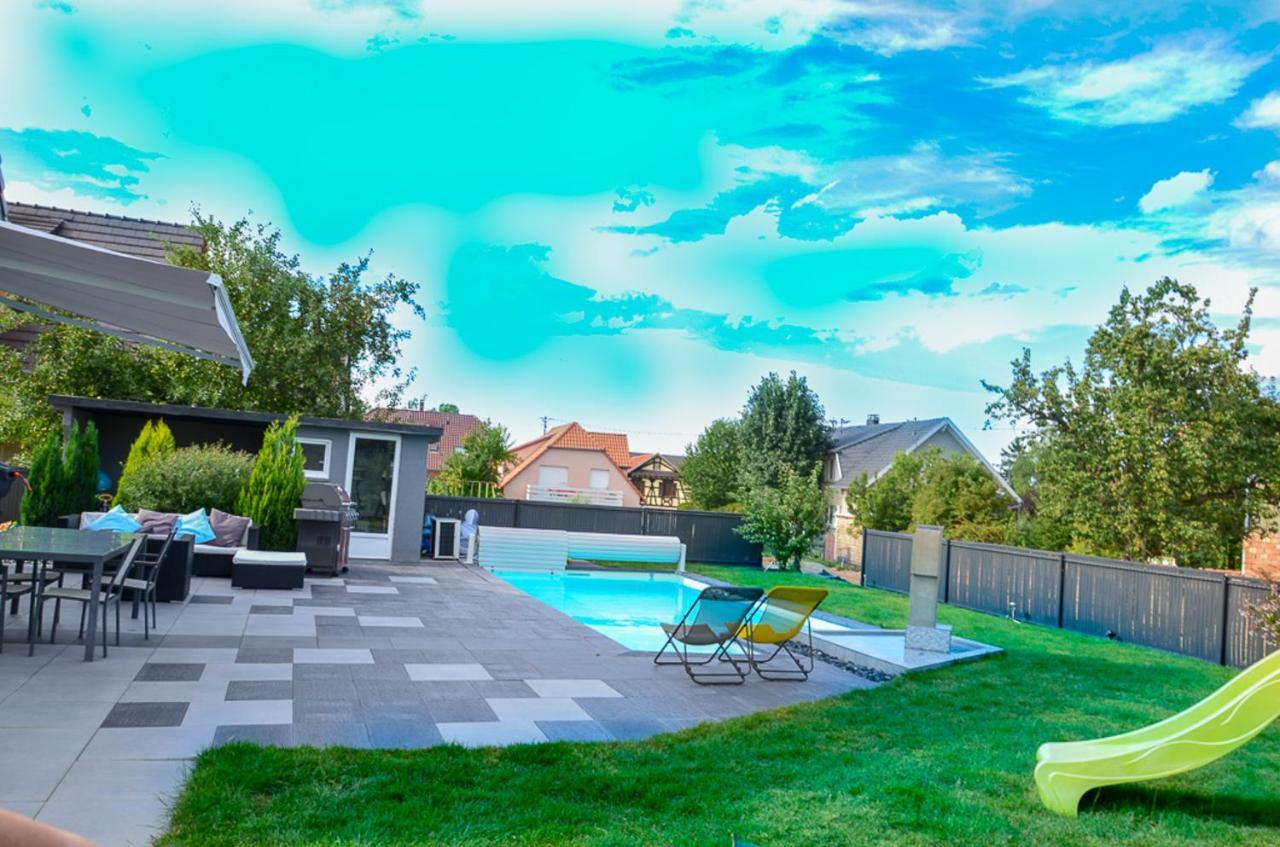 Gites Spa Strasbourg - La Villa 14 Furdenheim Buitenkant foto